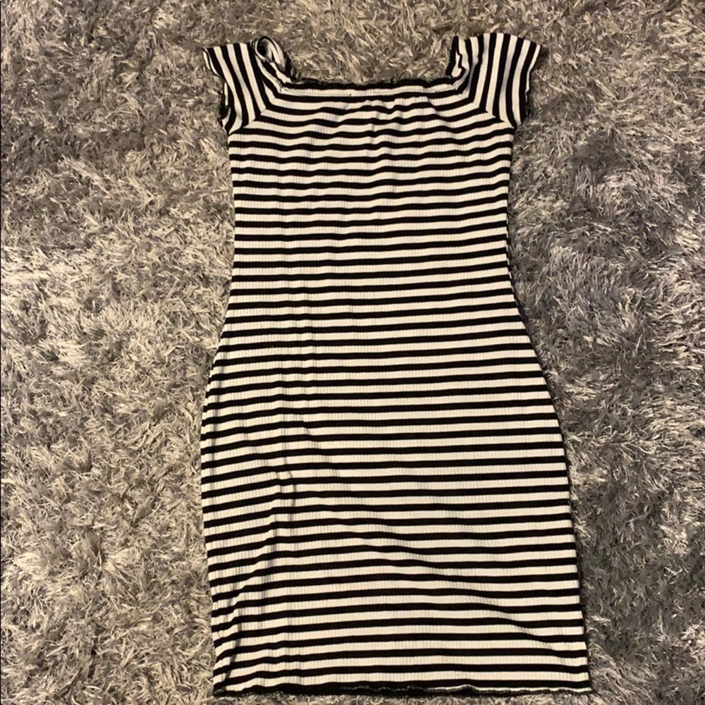 Black & White stripped Dress